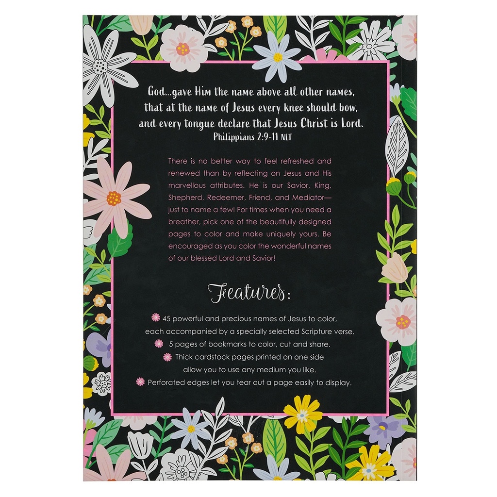 The Names of Jesus Coloring Book