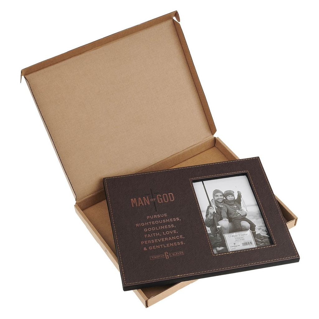 Photo Frame Brown Man of God 1 Tim. 6:11