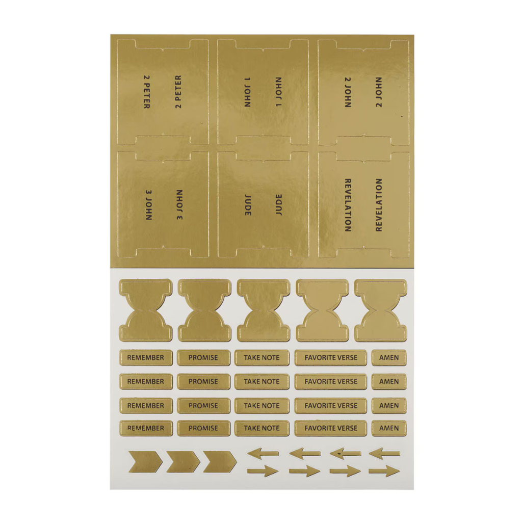 Bible Indexing Tab For Gold Edged Bibles