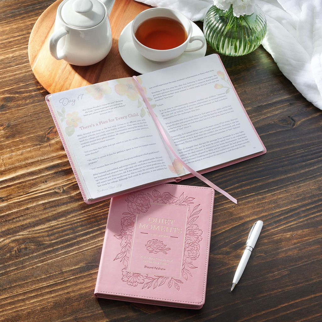 Quiet Moments For Moms Devotional Pink