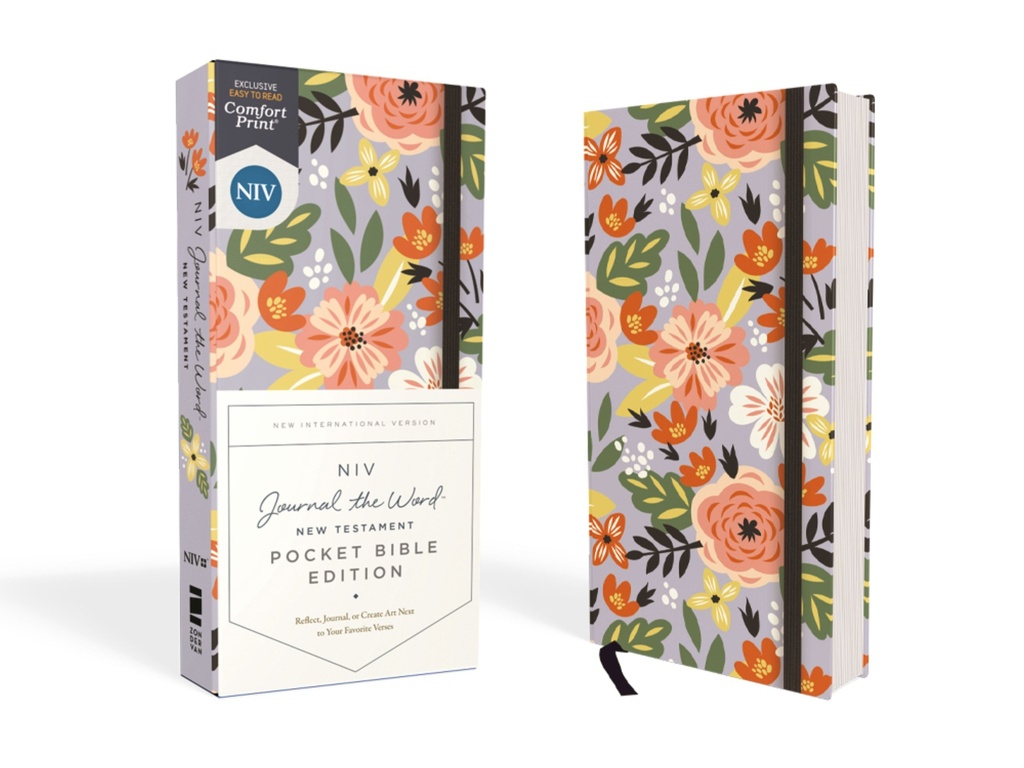 NIV Journal the Word New Testament Pocket Floral H/C