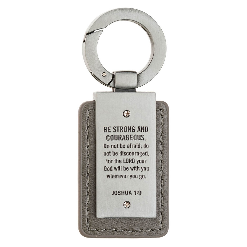 Keyring Lion Be Strong And Courageous Josh 1:9