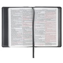 KJV Compact Black/Grey Faux Leather