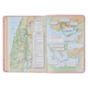 KJV Compact Large Print Crown of Thorns Pink Faux Leather