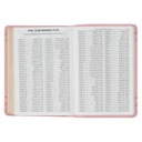 KJV Compact Large Print Crown of Thorns Pink Faux Leather