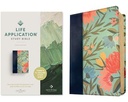 NLT Life Application Study Bible 3rd Ed Teal Floral