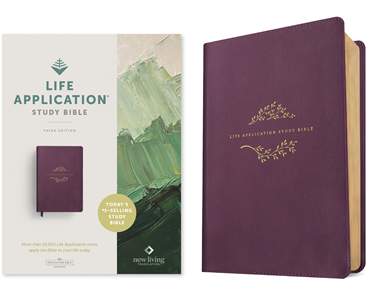NLT Life Application Study Bible 3rd Ed Purple I/L