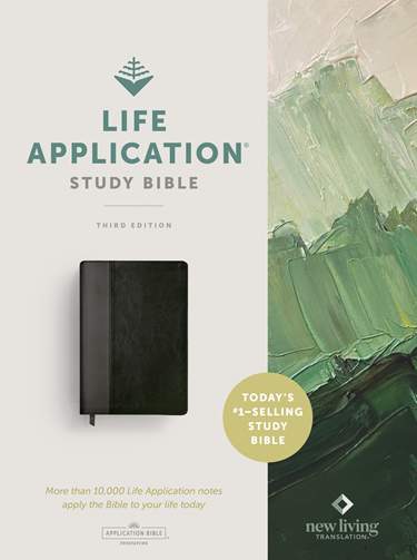 NLT Life Application Study Bible 3rd Ed Black/Onyx