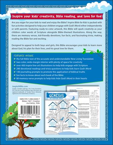 NLT Inspire Bible for Kids