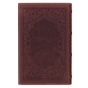 KJV Giant Print Chestnut Brown Full Grain Leather Thumb Index