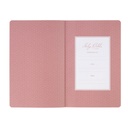 KJV Gift Bible Marbled Coral Pink Faux Leather