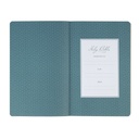 KJV Gift Bible Marbled Teal Faux Leather