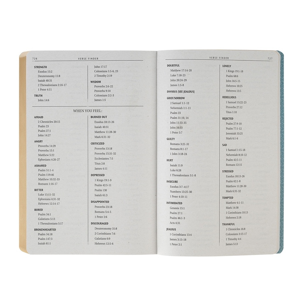 KJV Gift Bible Marbled Teal Faux Leather