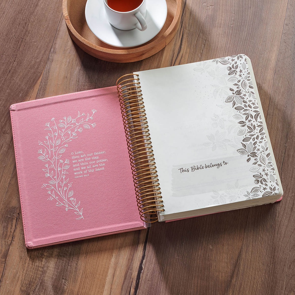 KJV My Creative Bible Illustrators Edition Pink Faux Leather