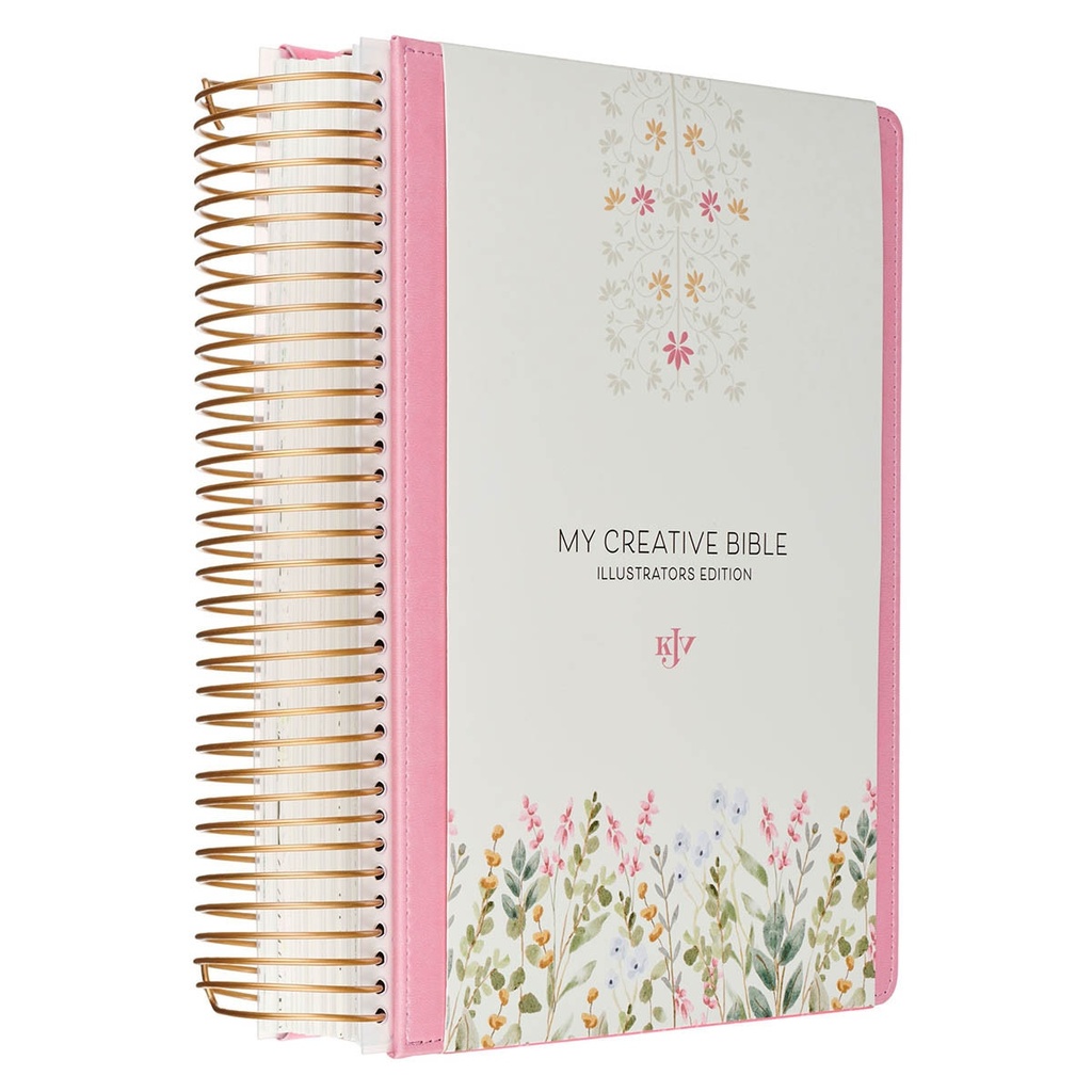 KJV My Creative Bible Illustrators Edition Pink Faux Leather