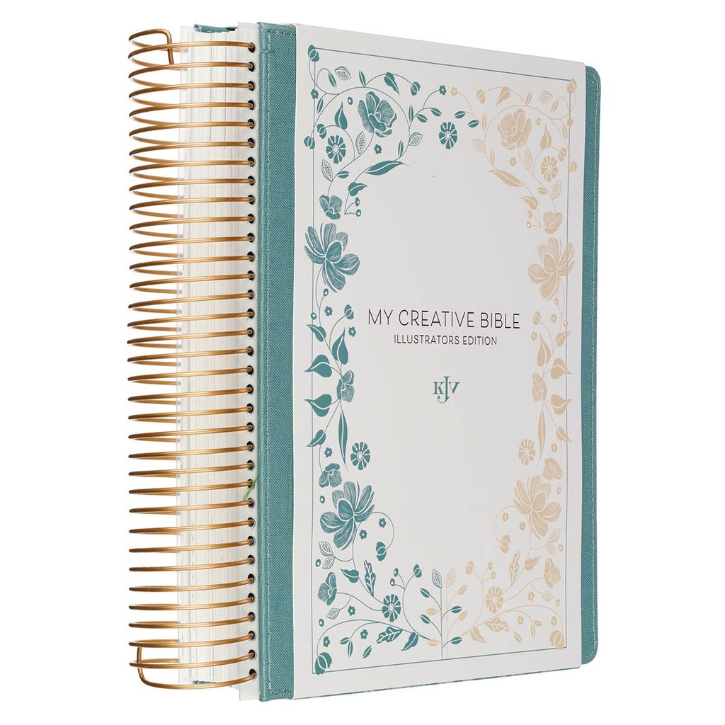 KJV My Creative Bible Illustrators Edition Teal Faux Leather