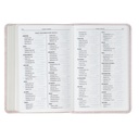 KJV Pocket Bible Blush Rose Faux Leather