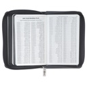 KJV Pocket Bible Grey Lion Faux Leather w/Zipper