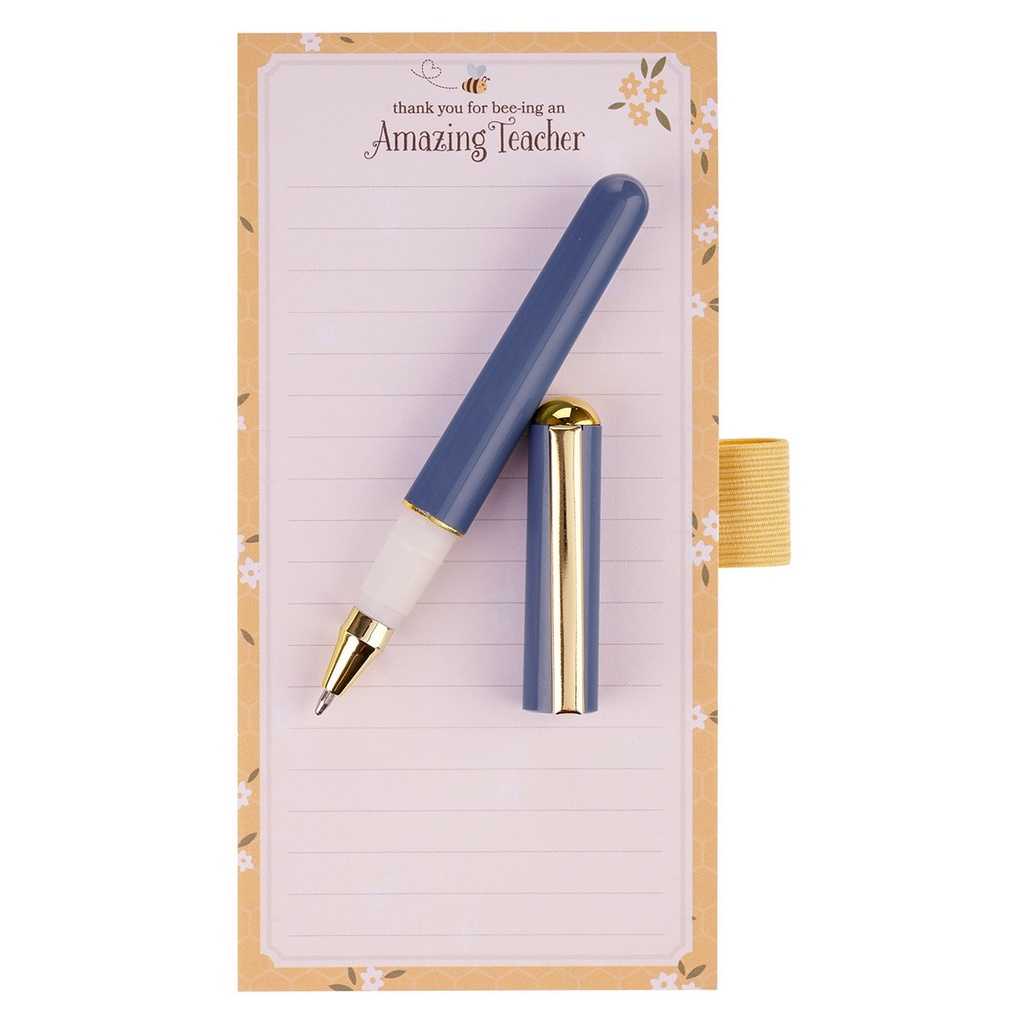 Magnetic Notepad and Pen Gift Set Amazing Teacher