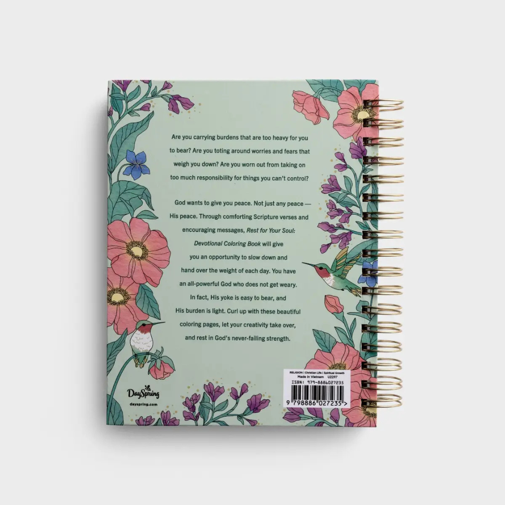 Rest For Your Soul Devotional Colouring Book