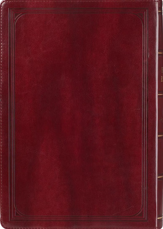 KJV Super Giant Print Luxleather Maroon Cross