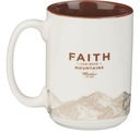 Mug Faith Can Move Mountains White 