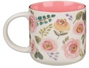 Mug Pink Floral You're Amazing