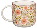 Mug Pink Floral Those Who Trust In The Lord Isa. 40:31