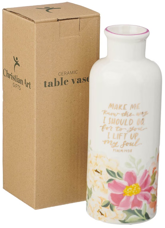 Table Vase Way I Should Go Pink Floral