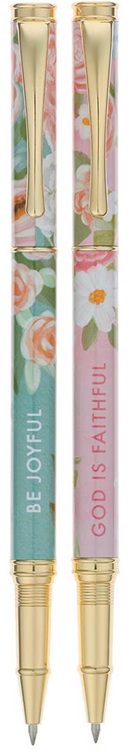 Pen Set 2 pc Be Joyful, God Is Faithful