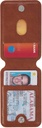Phone Wallet Magnetic Leather Brown Stand Firm 1 Cor. 16:13