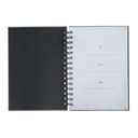 Journal Stand Firm Grey Wirebound