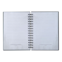Journal Stand Firm Grey Wirebound
