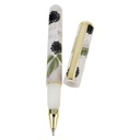 Note Block with Pen Set Joy and Peace Monochromatic Floral