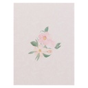 Notebook Be Still and Know Pink Floral Medium