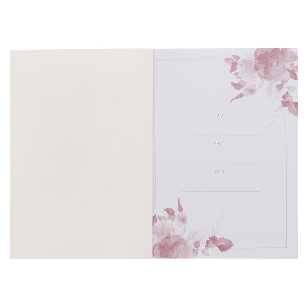 Notebook His Mercies Are New Every Morning Red Floral Medium