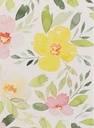 Notebook Renew Their Strength Yellow Floral Medium
