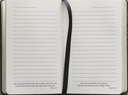 Notebook with Elastic Closure Faux Black and Grey I Know the Plans