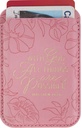 Phone Wallet Magnetic Pink With God All Things Matt. 19:26