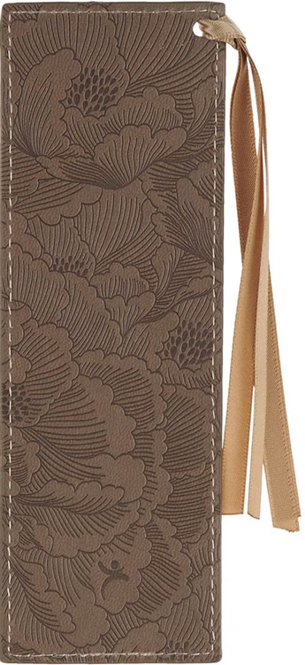Pagemarker Strong and Courageous Brown Faux Leather 