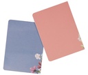 Notebook Set Medium 2pc Blue Pink Floral
