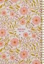 Notebook Spiral Pink Floral Those Who Trust In The Lord Isa. 40:31