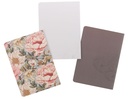 Notebook Set Strong and Courageous Pink Floral 3Pk