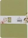 Notebook Set Medium 2pc Cream Green Floral