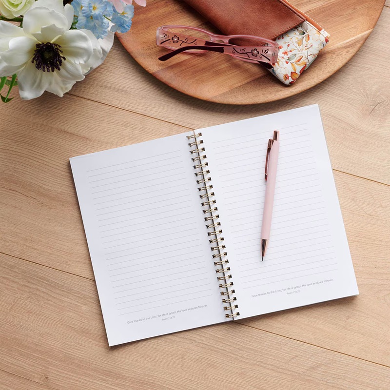 Notebook Spiral PVC Cover Amazing Grace Is. 53:5