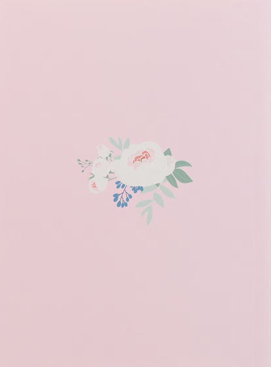 Notebook Trust In The Lord Pink Floral Medium