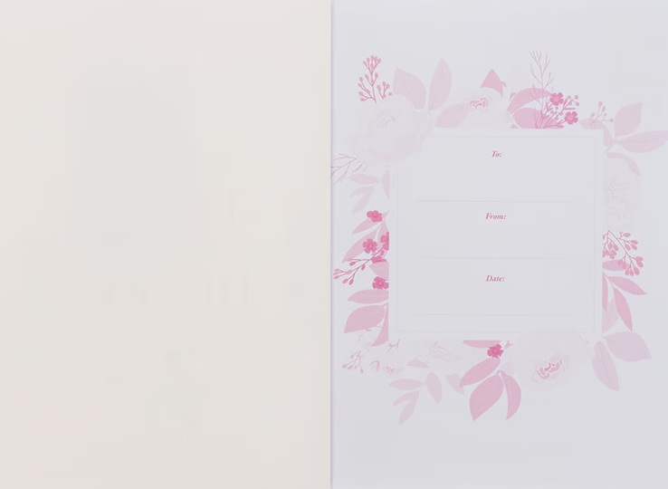Notebook Trust In The Lord Pink Floral Medium