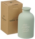 Table Vase He Restores My Soul Green Garden