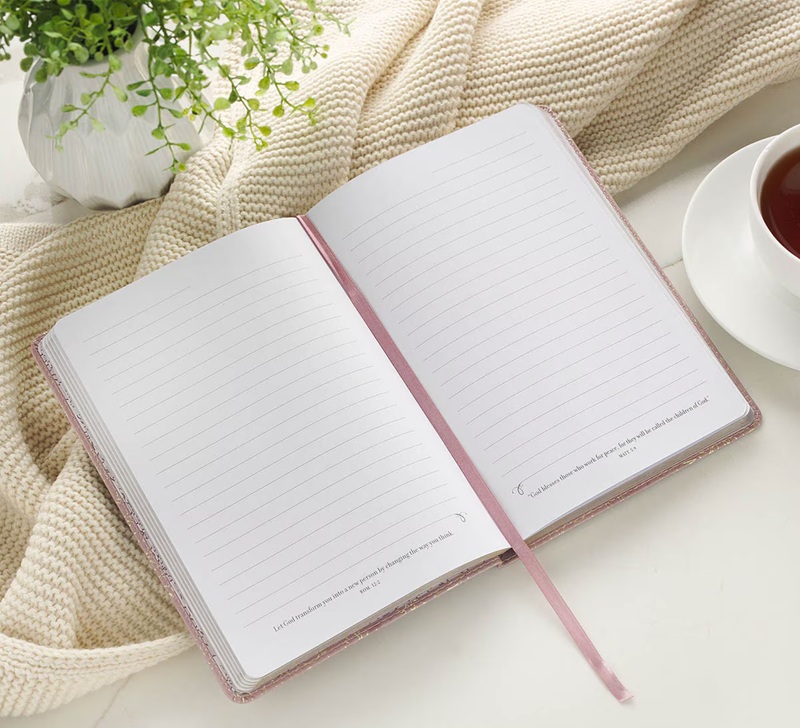 Journal Slimline  Be Still and Know Purple