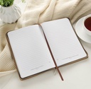 Journal Slimline The Lord Is My Shepherd Tan Zip